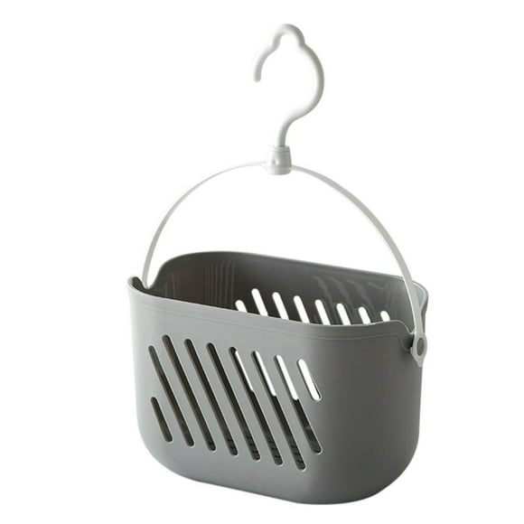 DEELLEEO Hanging Shower Toiletry Bath Kitchen Baskets Tub Corner Organizer Dorm Tote Hooks Rack Storage