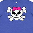 thumbnail image 4 of Inktastic Skull with Bow Youth T-Shirt, 4 of 5