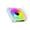 Reverse-White, variant on 120mm Infinitys ARGB PC Fan, Efficient Cooling PWM Control 1800RPM for Gaming Rig and CPUs