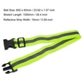 thumbnail image 2 of Uxcell Reflective Belt Bands 24x1.6 Inch Strip High Visibility Reflective Running Gear for Cycling Walking Light Yellow, 2 of 5