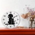 thumbnail image 7 of GZHJMY Dog Wall Clock, 10" Silent Non Ticking Round Clock, Oil Painting Easy to Read Clock for Living Room Bedroom Bathroom Home Decor Holiday Gifts, 7 of 7