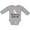 AC-Heather Grey, variant on Inktastic Grammy Loves Me Unicorn Girls Girls Long Sleeve Baby Bodysuit