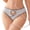 Light Blue, variant on Ozmmyan Womens Low Rise Ribbed Cotton Bikini Panties Heart Cutout Bow Detail Breathable Cheeky Underwear