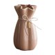 thumbnail image 2 of Jarrón de flores de cerámica rosa y blanco – Jarrón decorativo moderno único para el hogar, centros de mesa de boda, decoración de mesa y regalo, 2 of 6