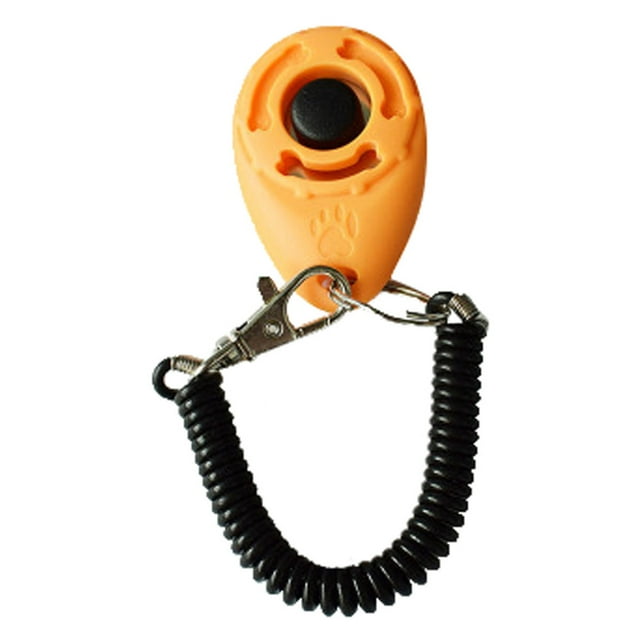 Agiferg 1 Piece New Dog Pet Click Clicker Training Trainer Aid Wrist Strap