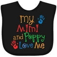 thumbnail image 3 of Inktastic Mimi and Poppy Love Me Boys or Girls Baby Bib, 3 of 4
