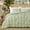 Sage Green, variant on Luxury  Comforter Set, Bubble Textured Microfiber Bedding, Oeko-TEX Certified, -  Comforter with 1 Pillowcase, Sage Green