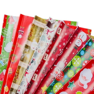 Esho Wrapping Paper for Christmas Gift Present Christmas Wrapping Kraft  Paper 20*27.5In Large Sheets-Pack of 1/3/5