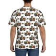 thumbnail image 2 of Naloa Cartoon Tractor Men's T-Shirt Sport T-shirt Men's Basic Tee Casual Men's Shirt, Round Neck, Short Sleeves - 3X-Large, 2 of 5
