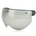 thumbnail image 1 of Visière de Casque de Moto, Visière de Casque en Métal de Style Rétro Universel Résistant au Sable pour l'Équitation Argent, 1 of 8