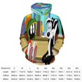 thumbnail image 2 of Looney Tunes Marvin The Martian Mens Womens Novelty Hoodie 3D Print Pullover Hooded Long Sleeve Sweatshirts Tops Blouse with Pocket, 2 of 8