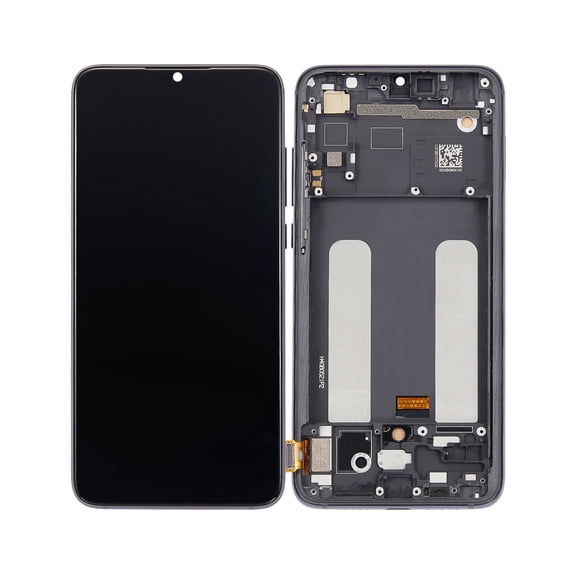 Replacement LCD Assembly With Frame Compatible For Xiaomi Mi 9 Lite (Aftermarket: Incell) (Onyx Gray)