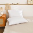 thumbnail image 1 of Move Over White Pillowcases King, Zipper Closure Pillow Cover Set of 2, Microfiber Pillow Cases, 2 Pack, 1 of 7