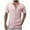 Pink, variant on Besolor Mens Summer Textured Shirts Collared Short Sleeve Casual Button Down Shirt Beach Vacation Tops S-XXL