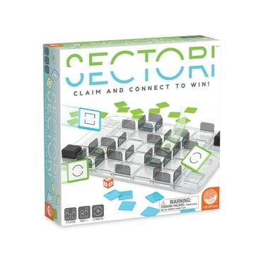 MindWare Sectori Strategy Board Games for 2 Players for Family Night or for Kids and Adults Ages 7 and Up
