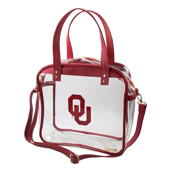Women's Crimson Oklahoma Sooners Clear Tote Bag