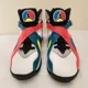 thumbnail image 3 of Ni-k-e Air Jordan Sneakers Men's 11 BQ7666-100 8 SP SE White Multicolor 2019 Retro, 3 of 6