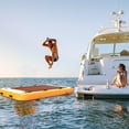 thumbnail image 7 of Dextrus Inflatable Dock Platform PVC Floating Dock 8 x 6 ft ,4-6 People Inflatable Dock Platform for Pool Beach Ocean, 7 of 7