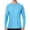 Light Blue, variant on Roadbox UPF 50+ Sun Shirts for Men, UV Protection Long Sleeve Swim Shirt, Lightweight Rash Guard for Fishing Hiking Running