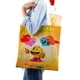 thumbnail image 4 of Pacman Bolso de tela con estampado de lienzo para mujer, bolsa de compras reutilizable y estética, con cremallera interior, regalo para mujer,40*40cm., 4 of 6