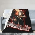 thumbnail image 2 of Judas Rock Band Priest Blanket Soft Cozy Lightweight Warm Throw Blanket Bedroom Sofa Decorations All Seasons Blankets 60"X50", 2 of 6