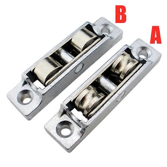 Window Pulley Aluminum Plastic Steel Sliding Left And Right Door Rollers Moving Windows Sliding Door Pulley Double Groove Wheels