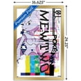 thumbnail image 3 of Pokémon - Mewtwo Distortion Wall Poster, 14.725" x 22.375", Framed, 3 of 3