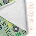 thumbnail image 6 of KAINSY Personalized Tractors Blanket - Custom Name with Farm Tractor Trucks Design - Soft Plush Minky Flannel Bed Blanket for Baby Kid Teen Boys Girls Customized Gifts Lime Green(40"x50"), 6 of 8