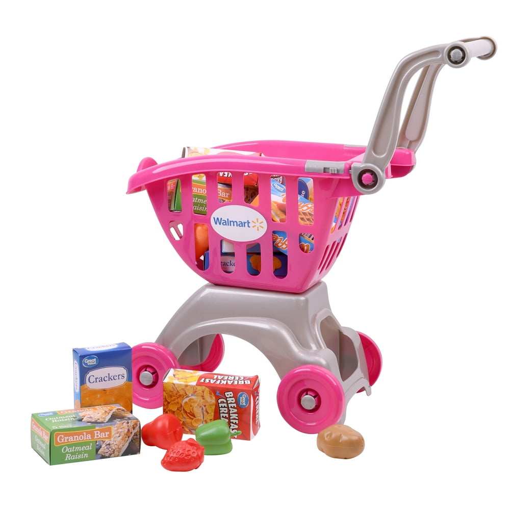 Spark Create Imagine Toy Shopping Cart, 18 Pieces