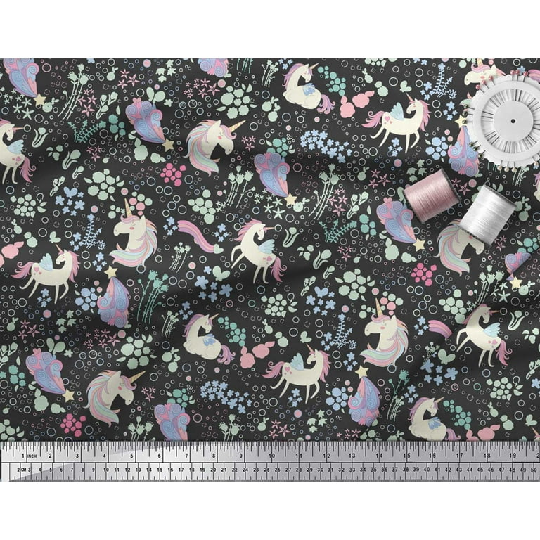 Peace, Floral, and Shrooms Fabric By The Yard - Too Groovy Black Fabric -  Summer Groovy Fabric – Pip Supply