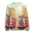 thumbnail image 7 of Fire Engine Car Truck Mom Sweatshirt For Women Long Sleeve Pullover, 7 of 7