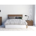 thumbnail image 1 of Merlin 3 Piece Full Size Bedroom Set  Walnut and White, 1 of 5