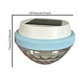 thumbnail image 5 of YIEMEEN Solar Floating Pool Light Night Projection Underwater Glowing Lamp LED Waterproof Pool Light for Swimming Pool, 5 of 15