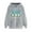 Grey #1, variant on Christmas Hoodies for Women 2025 Long Sleeve Happy New Tear Graphic Hooded Sweatshirt with Pockets Pullover Tops
