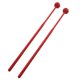 thumbnail image 1 of 2 piezas de baquetas de percusión para tambor, mazos de glockenspiel, mazos de xilófono profesionales Rojo, 1 of 8