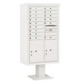thumbnail image 6 of Salsbury Industries Pedestal Mounted 15 Door Front Load 4C Horizontal Cluster Box Unit with 2 Parcel Lockers, 6 of 6
