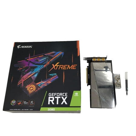 Gigabyte Aorus GeForce RTX 3080 10GB 320-bit GDDR6X Xtreme Waterforce #MP9497 Used