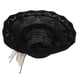 thumbnail image 3 of Sombrero De Plegable Tejido Bowknot Transpirable Para Playa Deporte Al Aire Libre Negro Soledad Sombrero de sol plegable para mujer, 3 of 9
