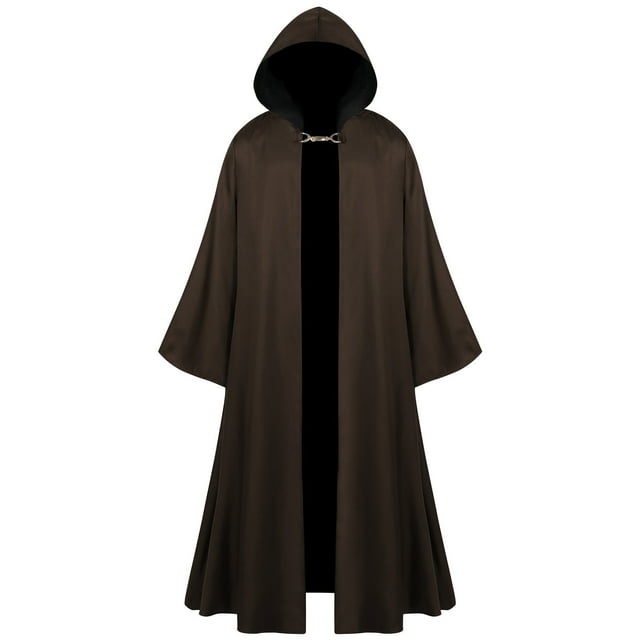 Capa larga de poliéster para hombre, estilo gótico, informal, para Halloween, fiesta, escenario, capa