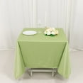 thumbnail image 2 of BalsaCircle 70x70 in Sage Green Scuba Polyester Square Tablecloth Party Linens Events Decorations Supplies, 2 of 8