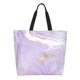 thumbnail image 1 of Disketp Lavender Glitter Foil Stripes Bolsa Tote Estampada para Mujer, Bolso de Hombro y de Mano para Compras y Viajes, 1 of 8