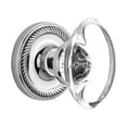 thumbnail image 4 of Nostalgic Warehouse Ropocc_Psg_234_Nk Oval Clear Crystal Solid Brass Passage Door Knob Set, 4 of 7