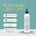 thumbnail image 5 of The Hair Diagram Bold Hold Liquid Gold Reloaded Temporary Hold Gel, Non-Aerosol and Alcohol Free (4 oz), 5 of 11