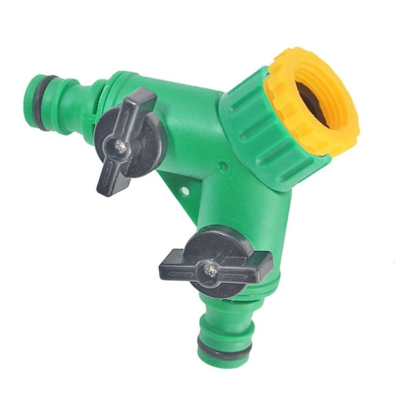 YIEMEEN Easy Use Watering Systems Flows Three Way Hose Connector for Garden Irrigation