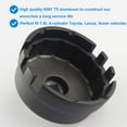 thumbnail image 3 of GHSDFBB Oil Filter Wrench Removal Tool 64MM 14 Flute, Compatible with Toyota Lexus Scion 1.8L-2009-2017 Corolla, 2009-2013 Matrix, 2010-2017 Prius/Plug-In/Prime/Prius V, 2011-2017 CT200h, 20, 3 of 6