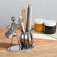 thumbnail image 3 of Porta lápices de metal WEIHJMXG soporte de decoración de escritorio guitarra rockera, 3 of 5