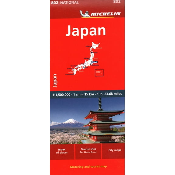 Maps/Country (Michelin) Japan Map 802, (Paperback)