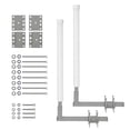 thumbnail image 2 of Kojooin Boat Trailer Guide Poles, Adjustable Galvanized Steel Roller Guides, 2 Piece Set for Boat Loading and Transport, 2 of 8