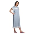 thumbnail image 3 of Moomaya Chemise de Nuit à Manches Courtes pour Femmes en Coton Imprimé, 3 of 6