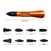 ROZYARD 9pcs Paintless Knock Down Pen PDR Tools Car Tap Down Body Panel Dent Removal Repair Hand Tools Auto Maintenance Tool